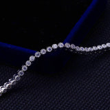 Women's Fashion Sterling Silver Zircon Bracelet - Dazpy