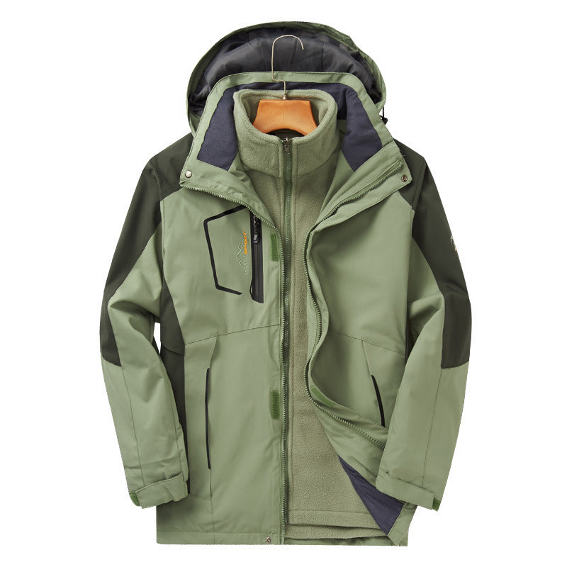 Outdoor Three-in-one Shell Jacket Removable Two-piece Set