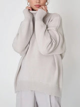 Casual Oversized Knitted Pullover for Women