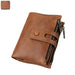 Anti-theft brush RFID first layer cowhide wallet - Dazpy