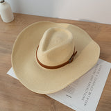 Stilvoller Western-Cowboyhut aus Naturpapier