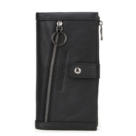 Leather Men's Wallet Multifunctional Long - Dazpy