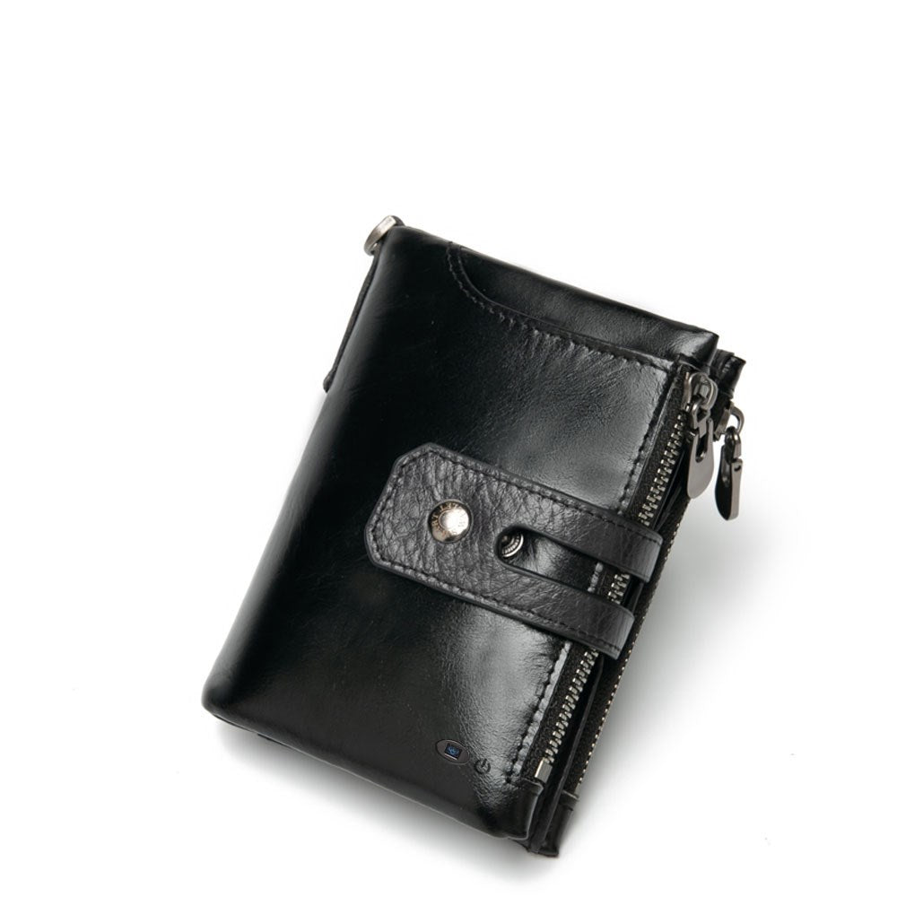 Anti - lose multi - card casual retro leather wallet - Dazpy