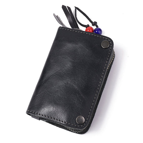 2-in-1 leather key card case - Dazpy