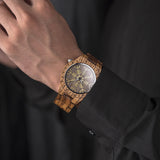 Leisure Ebony All Wood Watch - Dazpy