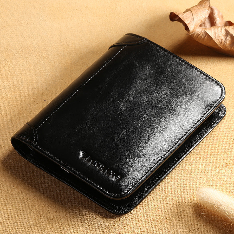 First layer leather wallet - Dazpy