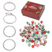 Christmas Alloy Drip Oil Beads Jewelry Set - Dazpy