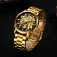 Men's Multi-functional Calendar Watch Hollowed Out - Dazpy