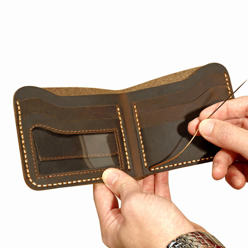 Leather men's wallet - Dazpy