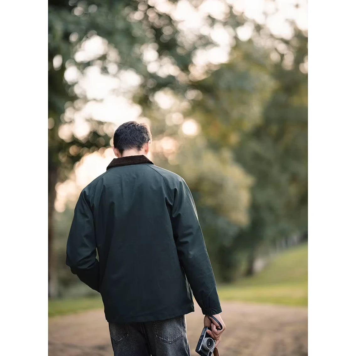 Men's Oversized Cotton Cargo Jacket