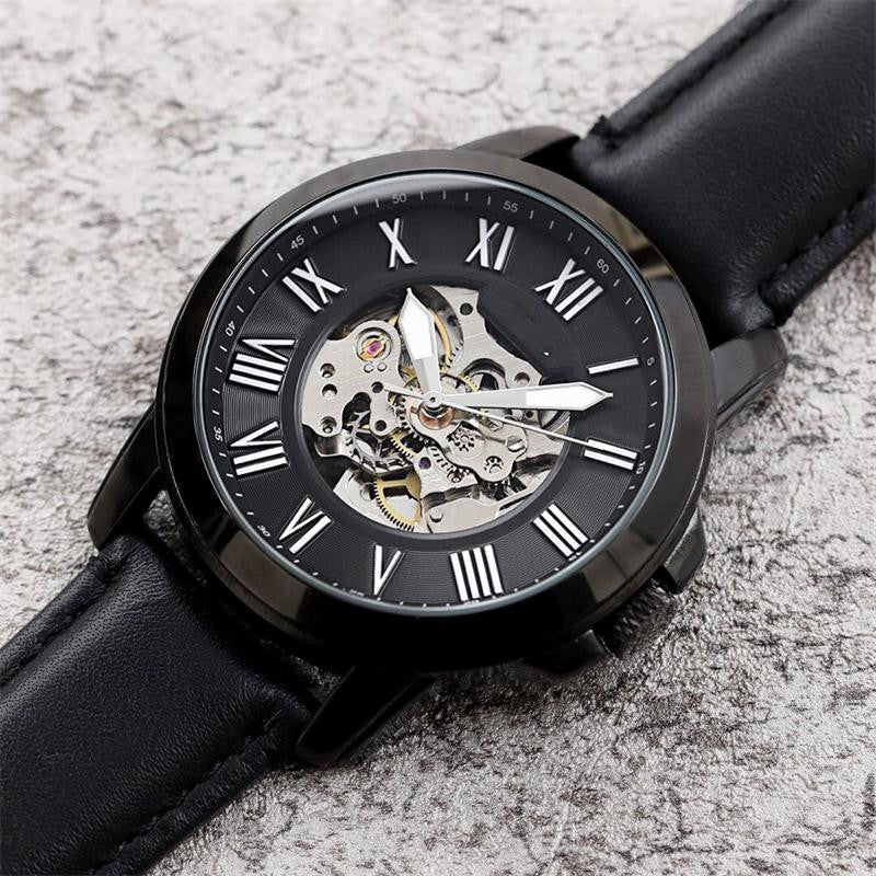 Men's Transparent Mechanical Automatic Casual Watch - Dazpy