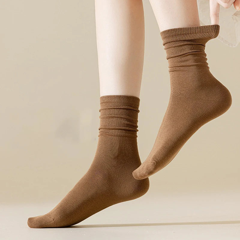 4 Paar lockere Baumwollsocken für Damen