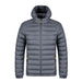 Men's Striped Hooded Warm Cotton-padded Jacket