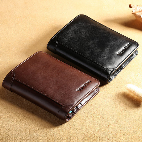 First layer leather wallet - Dazpy