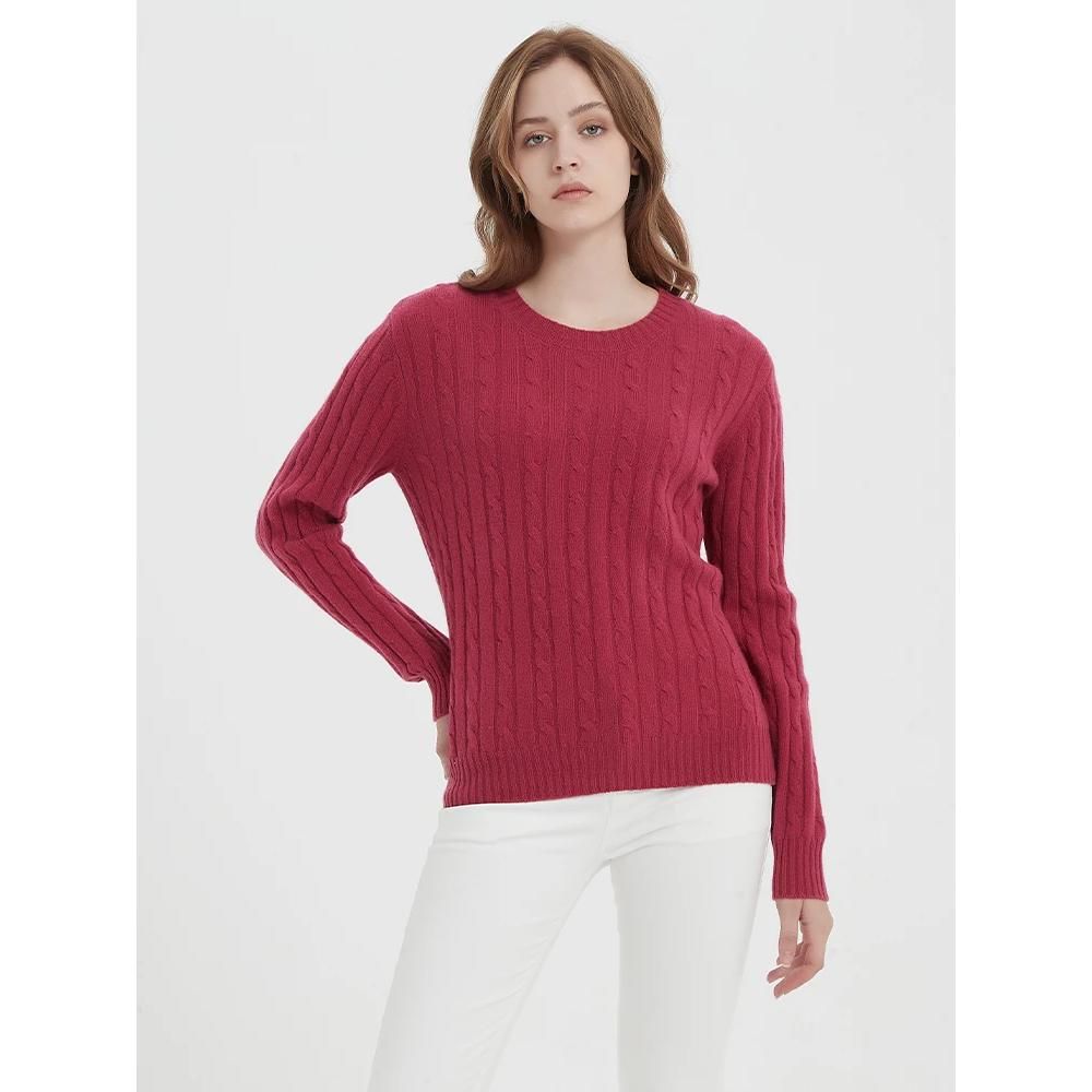 Luxurious Wool Cable Knit Pullover