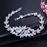 Ice Flowers European And American Elegant Zircon Bracelet Full Diamond Inlaid Ornament Multi-color - Dazpy