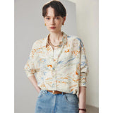 Chic Summer Silk Blouse