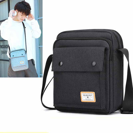 Fashionable Men's Storage Casual Messenger Bag - Dazpy