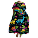 Women's Loose Round-Neck Digital-Print Dress