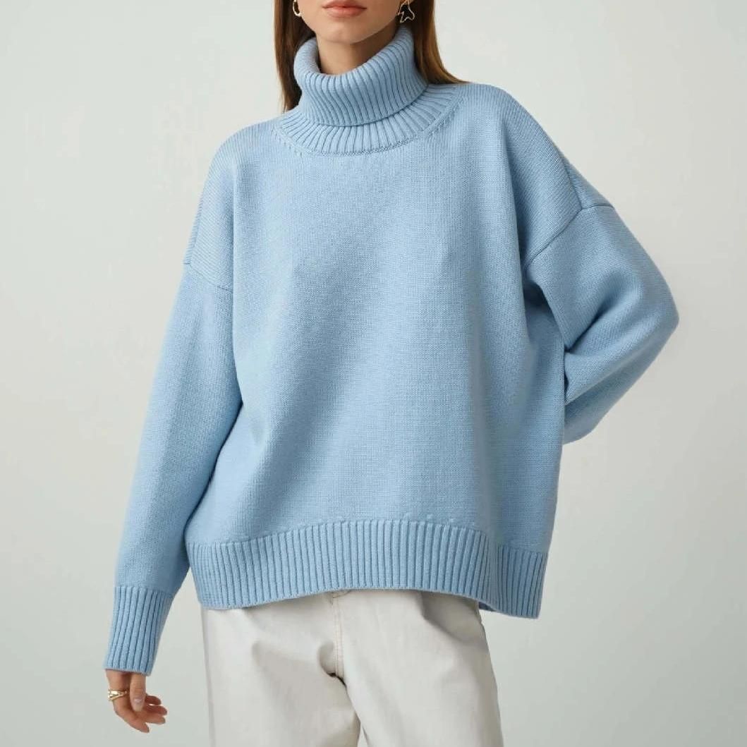 Casual Oversized Knitted Pullover for Women