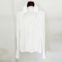 Women's Floral Cotton A-Line Skirt or White Shirt