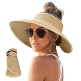 Sombrero plegable con lentejuelas para el sol: protección contra los rayos UV, transpirable y elegante para exteriores