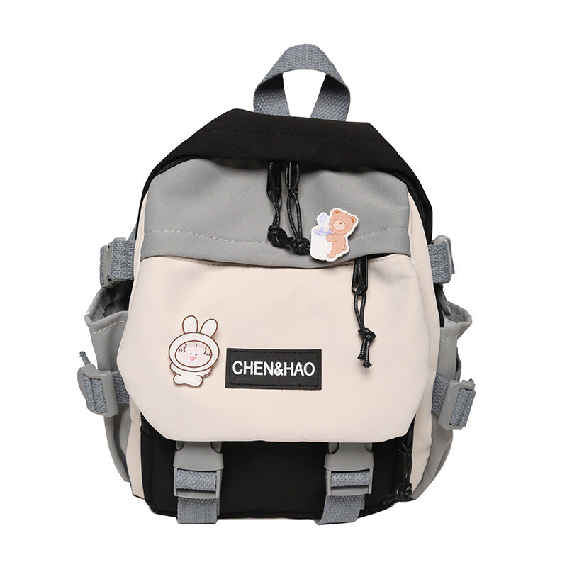 Backpack Korean Style Student Multi-pocket Fashion Backpack Junior High School Student College Schoolbag - Dazpy