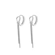 Knotted Tassel Earrings Female Sterling Silver - Dazpy