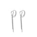 Knotted Tassel Earrings Female Sterling Silver - Dazpy