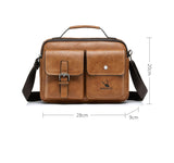 Men's One Shoulder Casual Vintage Messenger Bag - Dazpy