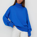 Women's Oversized Turtleneck Knitted Sweater