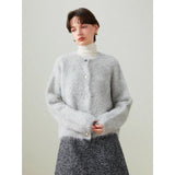 Eleganter Cardigan aus Alpaka-Mischung