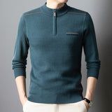 Men's Half-turtleneck Zipper Sweater For Middle-aged And Elderly People