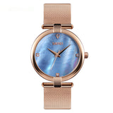 Ladies Mesh Strap Elegant Student Female Waterproof Quartz Watch - Dazpy