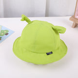 Gorro de bebé de dibujos animados verde