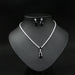 Zircon Necklace Set Minimalist Style - Dazpy