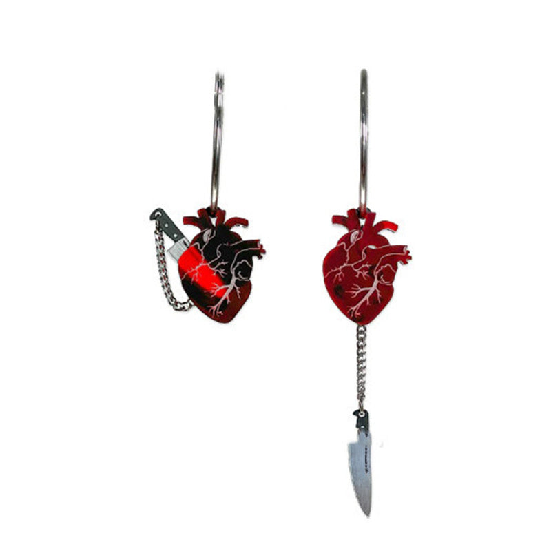 Women's Fashion Personality Creative Heart-shaped Earrings - Dazpy