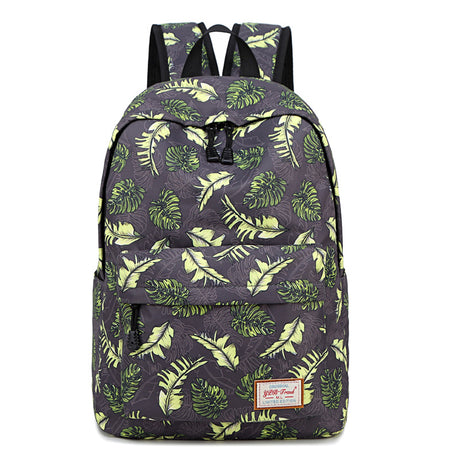 Fashion Printed Backpack Female Student - Dazpy