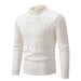 Men's Sweater Twisted Round Neck Pullover Leisure Sweater