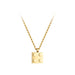 Square Building Block Pendant New Year Gift Necklace - Dazpy