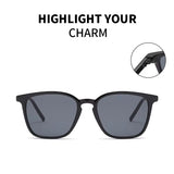 Retro Square Cat Eye Sunglasses with UV400 Protection