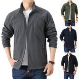 Men's Fleece Stand Collar Jacket