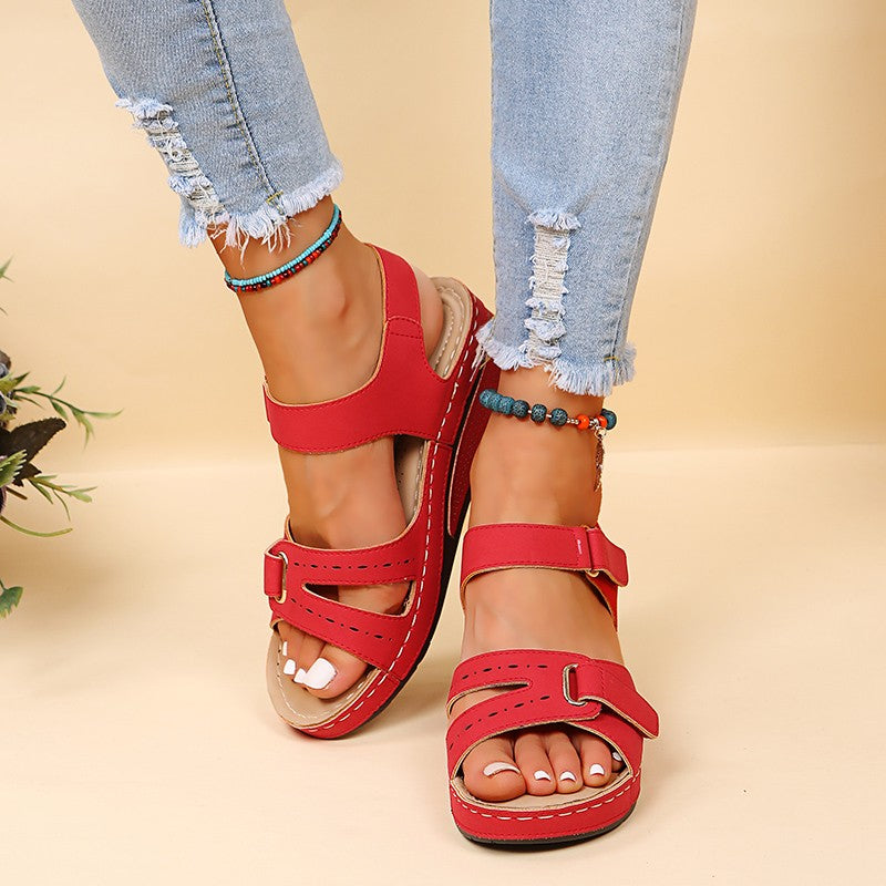 Sandalias de cuña de verano para mujer