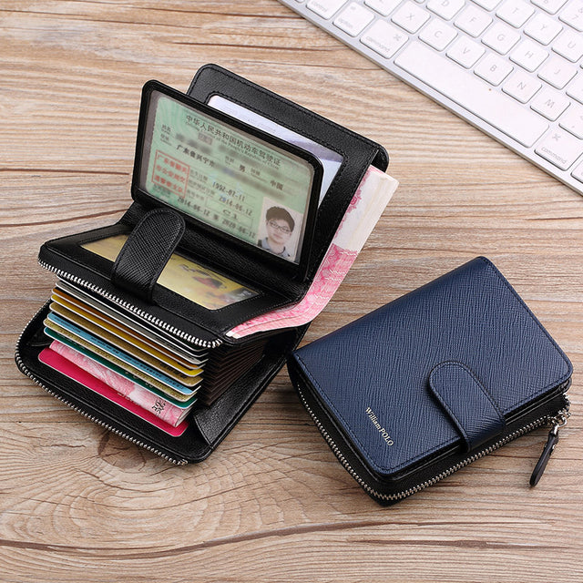 Men's real leather card holder - Dazpy