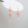 Cherry Blossom Earrings Flower-making Liquid Does Not Pair Into Trim - Dazpy