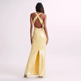 Sling Backless Maxi Dress For Women