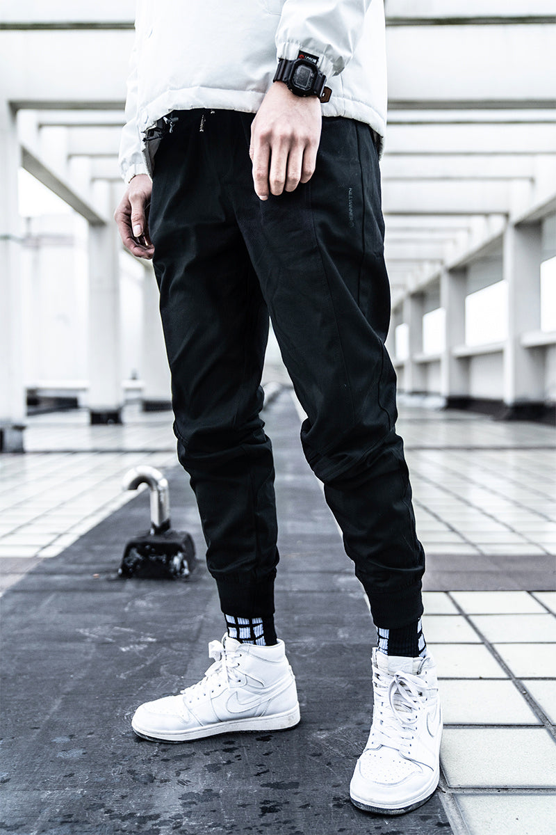 Pantalones de sujeción sencillos para deportes y ocio para hombre