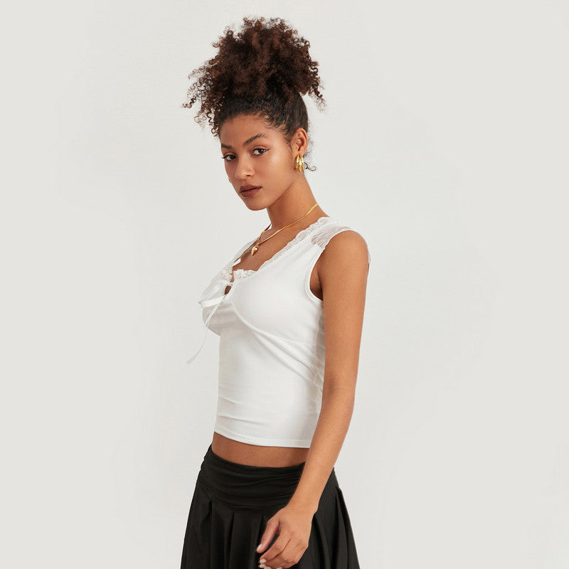 Trim Crop Tank Tops