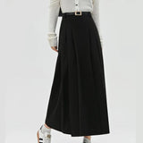 Chic Vintage High Waist Casual Skirt for Women