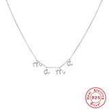 Women's Airy And Versatile Glossy Letter Necklace Collarbone Chain - Dazpy